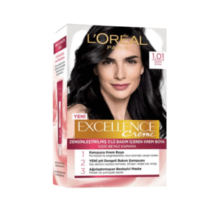 کیت رنگ مو لورآل شماره 1.01 مشکی