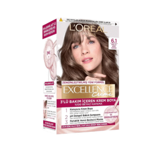 کیت رنگ مو لورآل شماره 6.1 بلوند دودی تیره