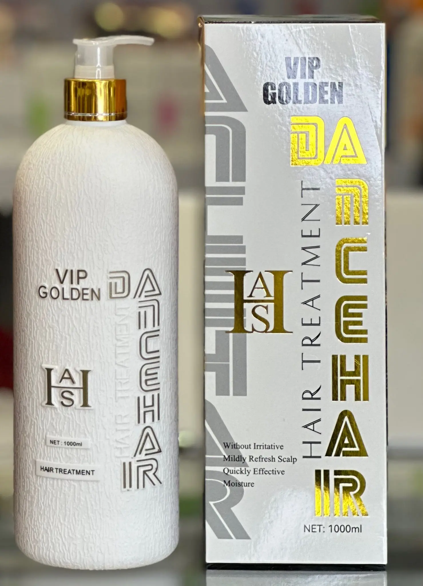 ست شامپو و ماسک مو دنس هیر VIP Golden