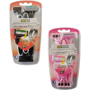 ست ژیلت دوموس شش لبه سه عددی (2 عدد)