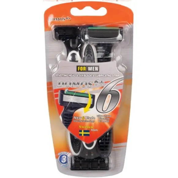 ست ژیلت دوموس شش لبه سه عددی (2 عدد)