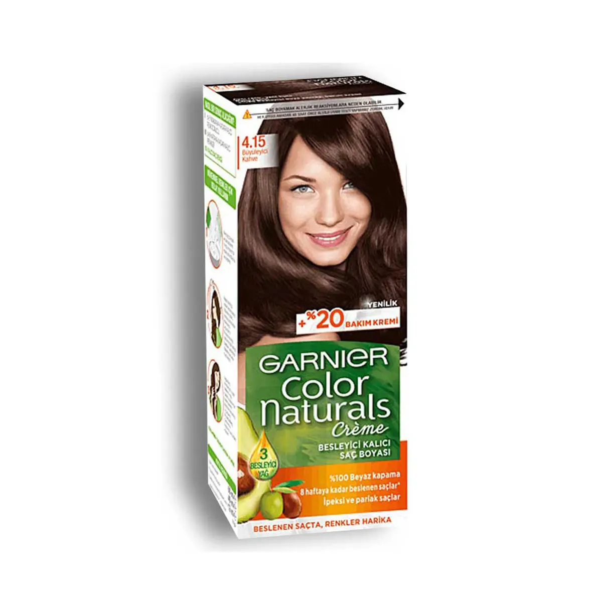 کیت رنگ مو گارنیر 4.15