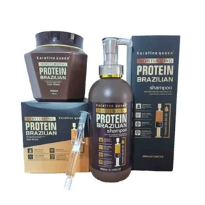 ست شامپو و ماسک مو کراتین کویین