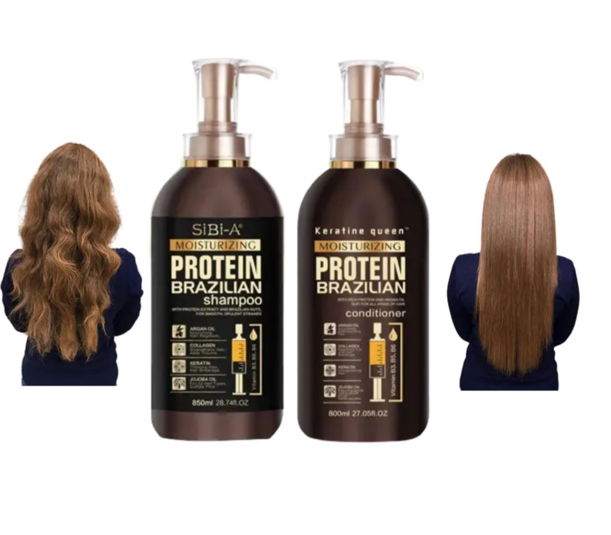 ست شامپو و ماسک مو کراتین کویین