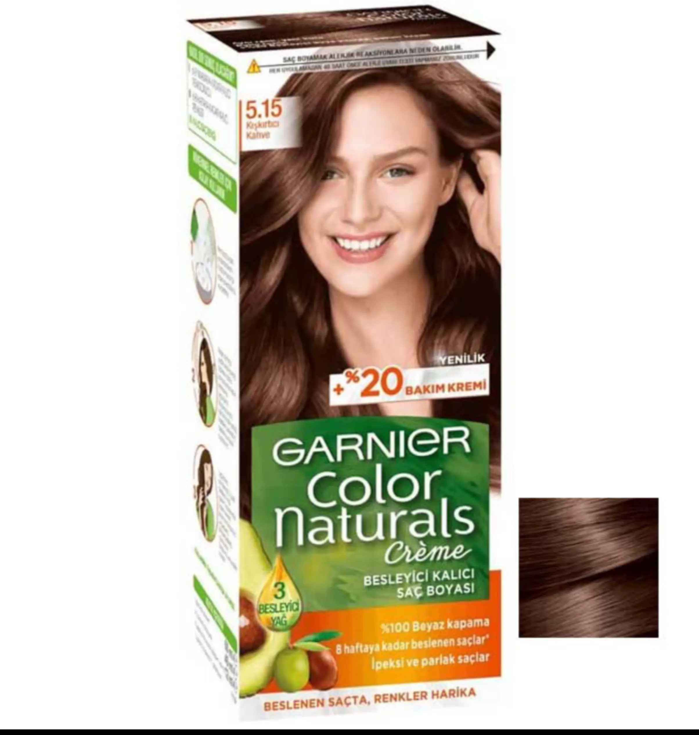 کیت رنگ مو گارنیر 5.15