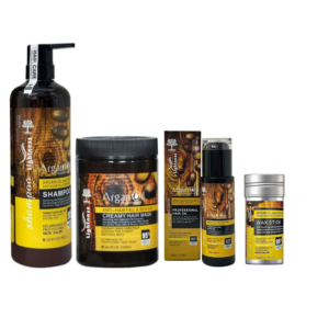 پک آرگان 4عددی شامپو+ماسک مو+وزگیر+روغن اصل