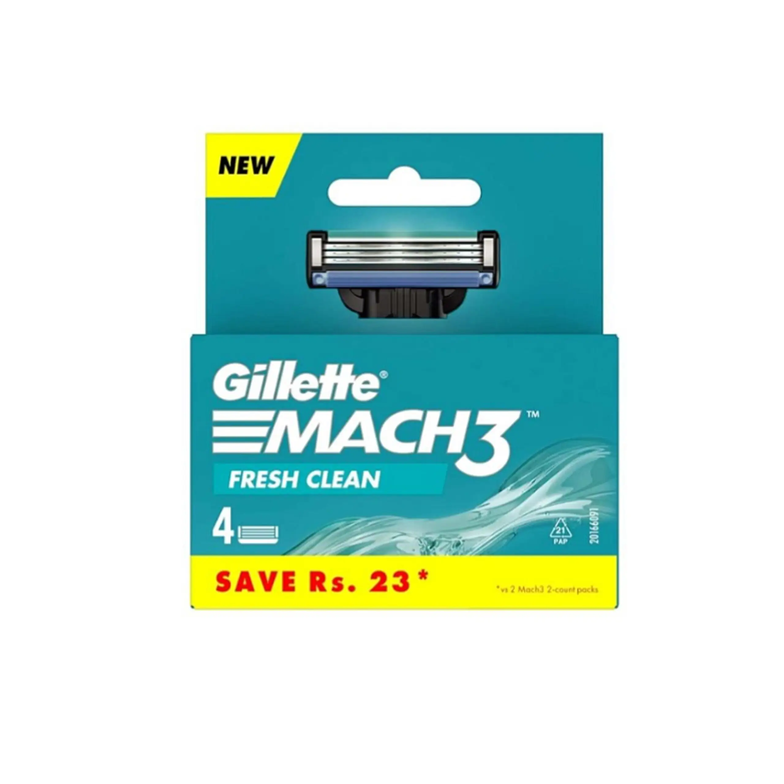 تیغ یدک ژیلت مچ تری Mach3 بسته 4 عددی
