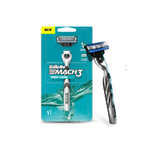 خود تراش ژیلت مچ تری مدل فرش کلین اورجینال Gillette Mach3 Fresh Clean