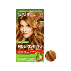 کیت رنگ مو زنانه گارنیک شماره 7.23 بلوند فندقی GARNIC
